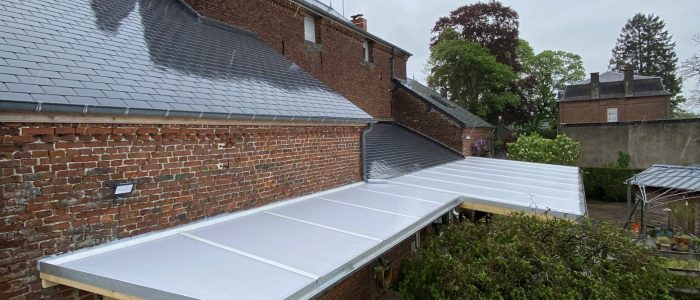 Fabrication et pose de pergolas sur mesure par toiture avesnoise - Olivier BOULANGER à Dourlers